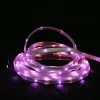 18' Pink LED Outdoor Christmas Linear Tape Lighting - White Finish