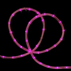 18' Pink LED Outdoor Christmas Rope Lights