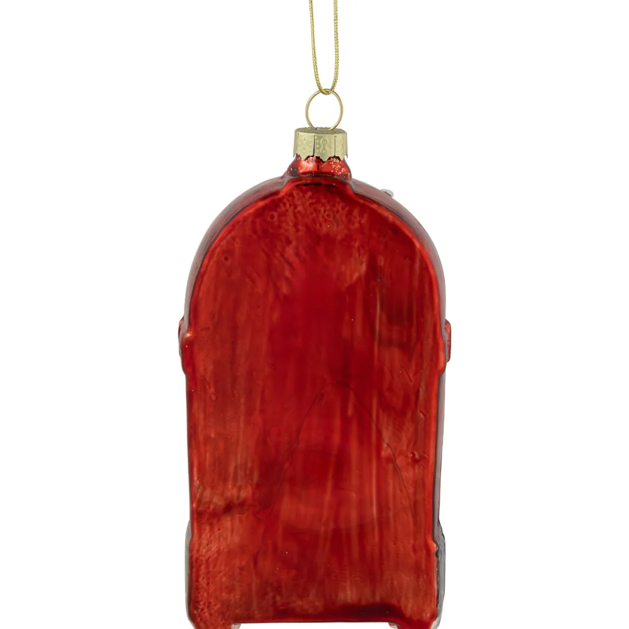 5" Pink Retro Juke Box Glass Christmas Ornament