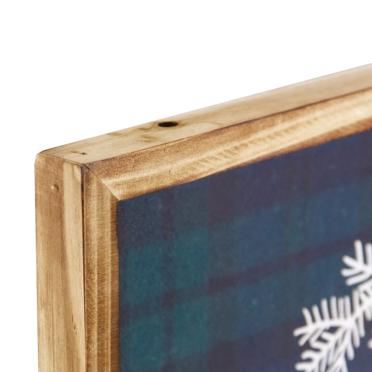 15.75" Plaid 'Jingle Bells' Christmas Wall Sign