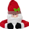 27" Plush Santa Claus Christmas Tree Topper, Unlit