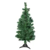 4' Pre-Lit Artificial Spiral Pine Christmas Tree - Multi Color Lights