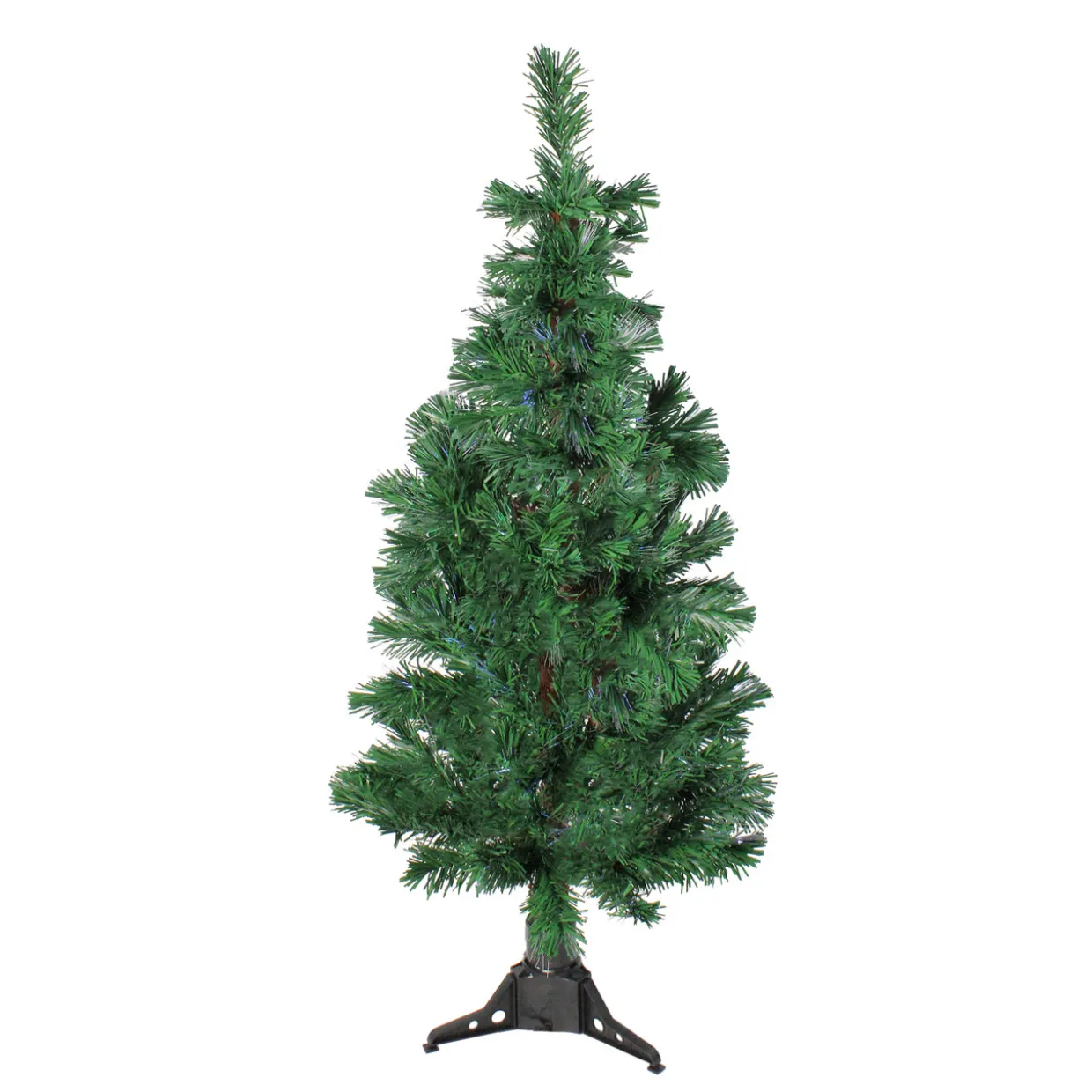 4' Pre-Lit Artificial Spiral Pine Christmas Tree - Multi Color Lights