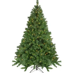 7.5' Pre-Lit Chatham Pine Artificial Christmas Tree, Clear Lights