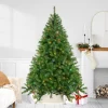 7.5' Pre-Lit Chatham Pine Artificial Christmas Tree, Multi-Color Lights