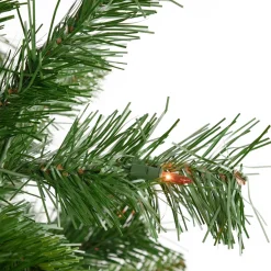 7.5' Pre-Lit Chatham Pine Artificial Christmas Tree, Multi-Color Lights