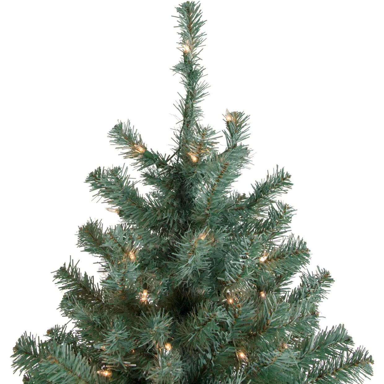 7.5' Pre-Lit Colorado Blue Spruce Artificial Christmas Tree, Clear Lights