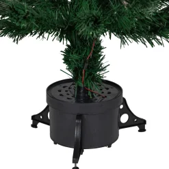 3' Pre-Lit Fiber Optic Artificial Christmas Tree with Stars