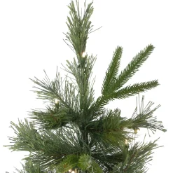 6.5' Pre-Lit Full Ashcroft Cashmere Pine Artificial Christmas Tree - Warm Clear LED Lights