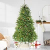 7.5' Pre-Lit Full Northern Pine Artificial Christmas Tree - Multicolor LED Lights
