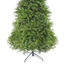 7.5' Pre-Lit Full Northern Pine Artificial Christmas Tree - Multicolor LED Lights