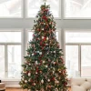 9' Pre-Lit Full Northern Pine Artificial Christmas Tree, Clear Lights