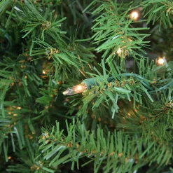9' Pre-Lit Full Northern Pine Artificial Christmas Tree, Clear Lights