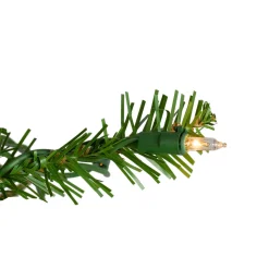 4' Pre-Lit Full Northern Pine Artificial Christmas Tree, Clear Lights