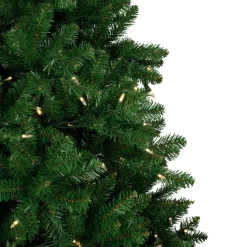 7.5' Pre-Lit Manchester Pine Instant Connect Artificial Christmas Tree, Dual LED Lights