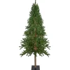 7' Pre-Lit Medium Alpine Artificial Christmas Tree, Clear Lights