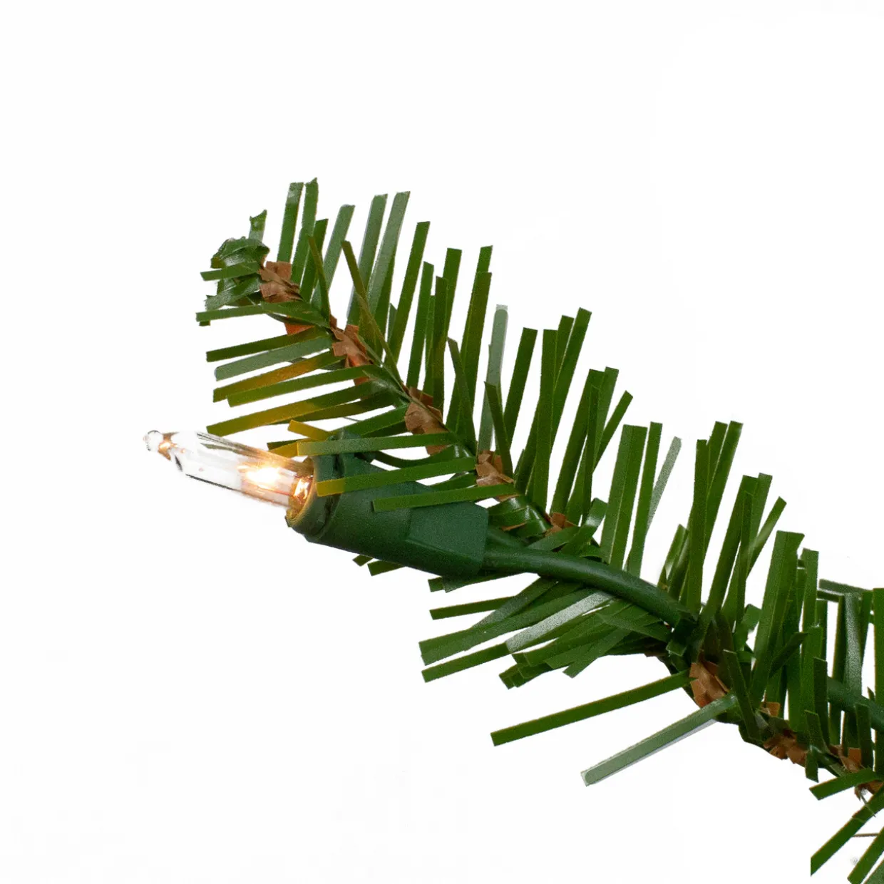 7' Pre-Lit Medium Alpine Artificial Christmas Tree, Clear Lights