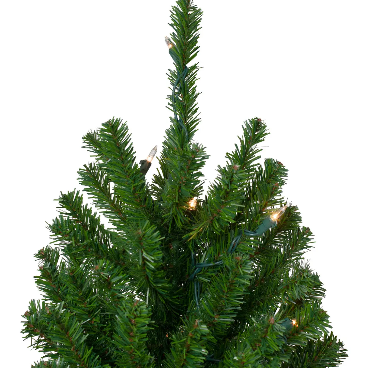 7' Pre-Lit Medium Alpine Artificial Christmas Tree, Clear Lights