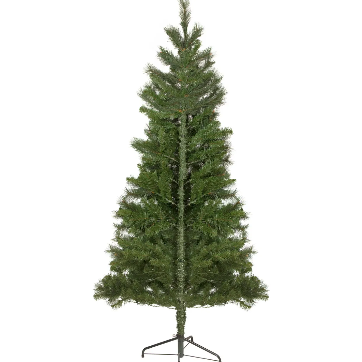 6.5' Pre-Lit Medium Beaver Pine Artificial Christmas Wall Tree, Clear Lights