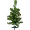 18" Pre-Lit Medium Blackwater Fir Artificial Christmas Tree, Clear Lights