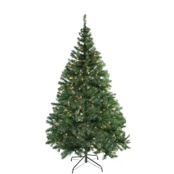 6.5' Pre-Lit Medium Niagara Pine Artificial Christmas Tree - Clear Lights