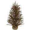 2' Pre-Lit Medium Potted Warsaw Twig Artificial Christmas Tree - Clear Lights
