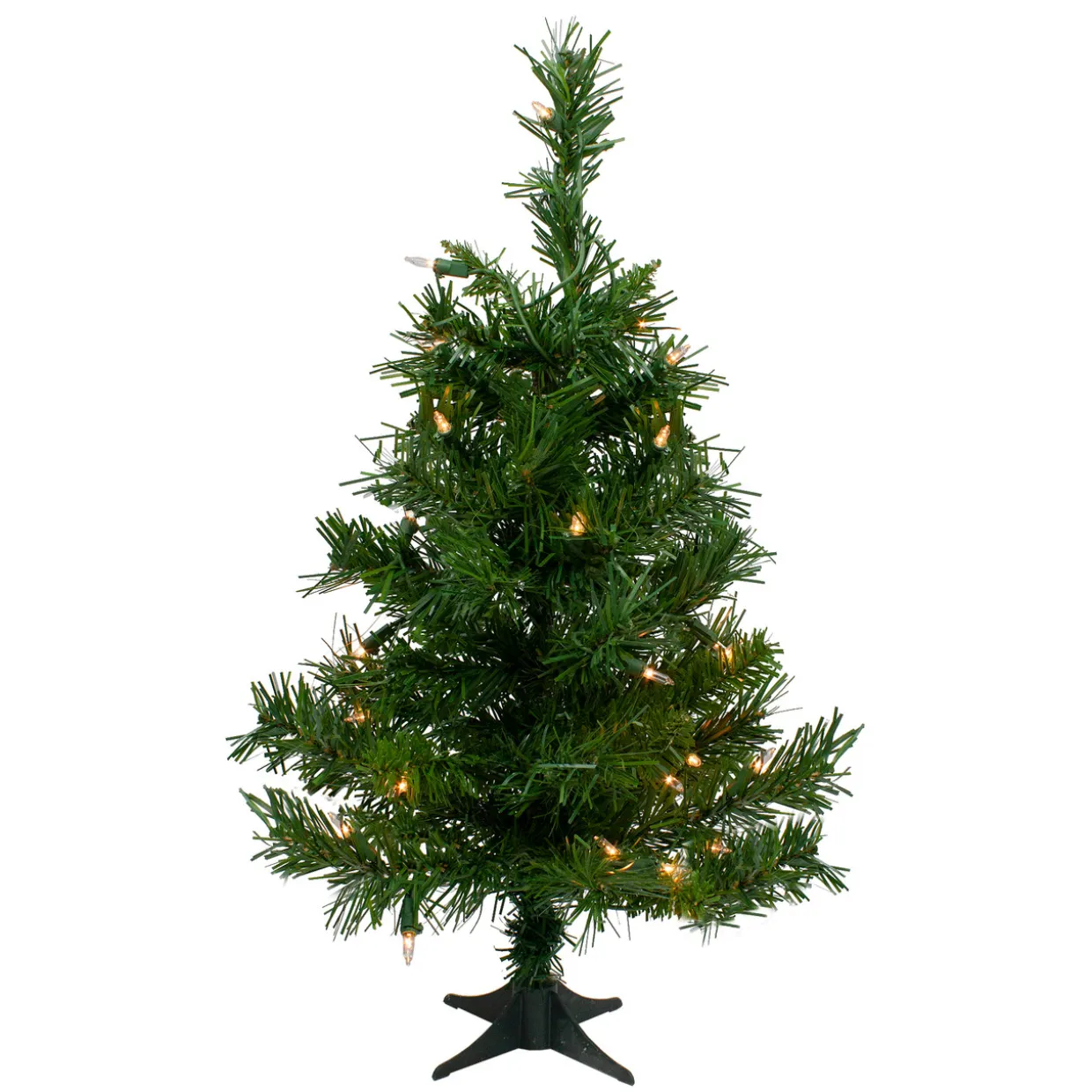 2' Pre-Lit Medium Royal Pine Artificial Christmas Tree - Clear Lights