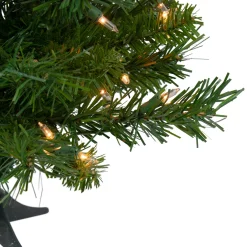 2' Pre-Lit Medium Royal Pine Artificial Christmas Tree - Clear Lights