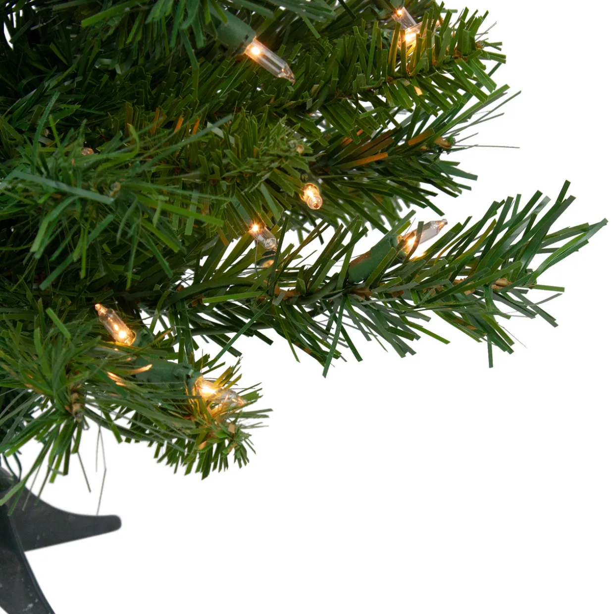 2' Pre-Lit Medium Royal Pine Artificial Christmas Tree - Clear Lights