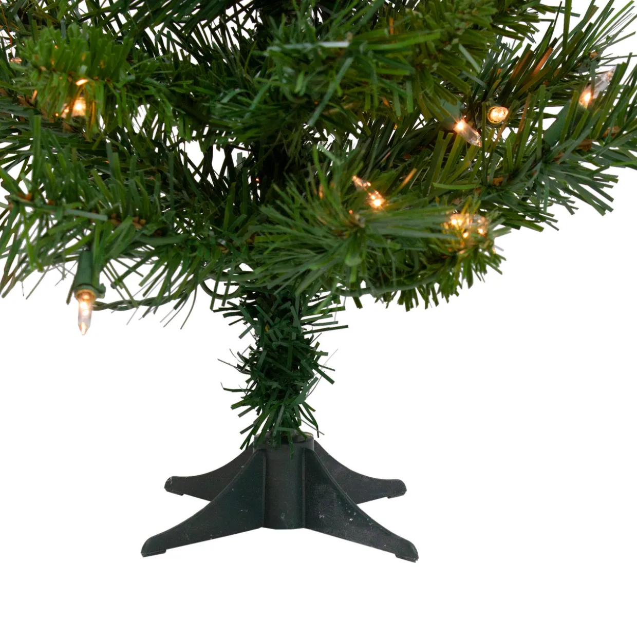 2' Pre-Lit Medium Royal Pine Artificial Christmas Tree - Clear Lights