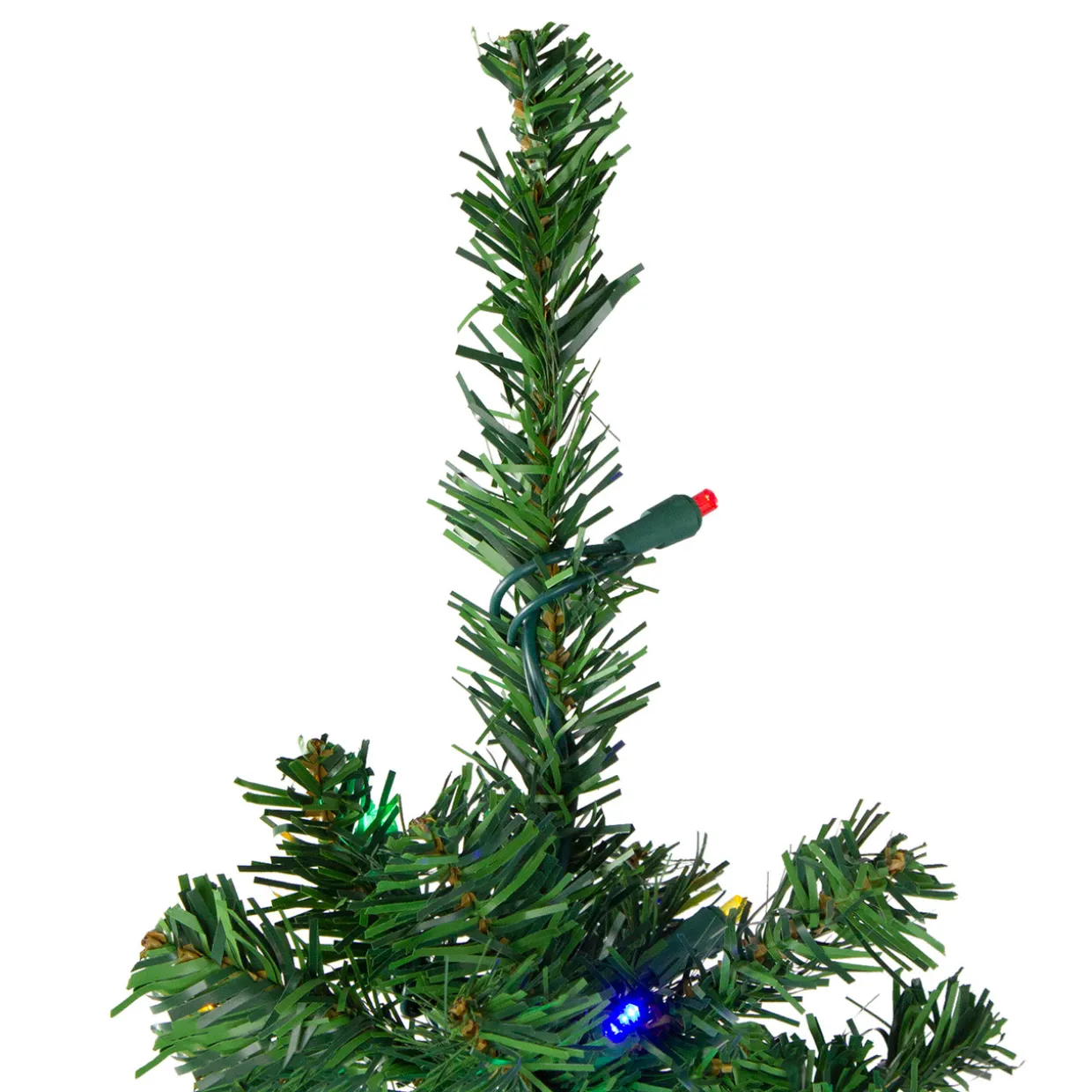 4' Pre-Lit Mixed Classic Pine Medium Artificial Christmas Tree - Multi LED Lights