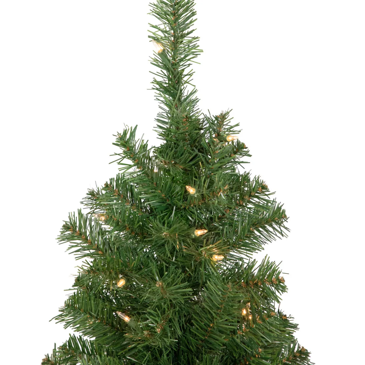 3' Pre-Lit Oakridge Noble Fir Artificial Christmas Tree, Clear Lights