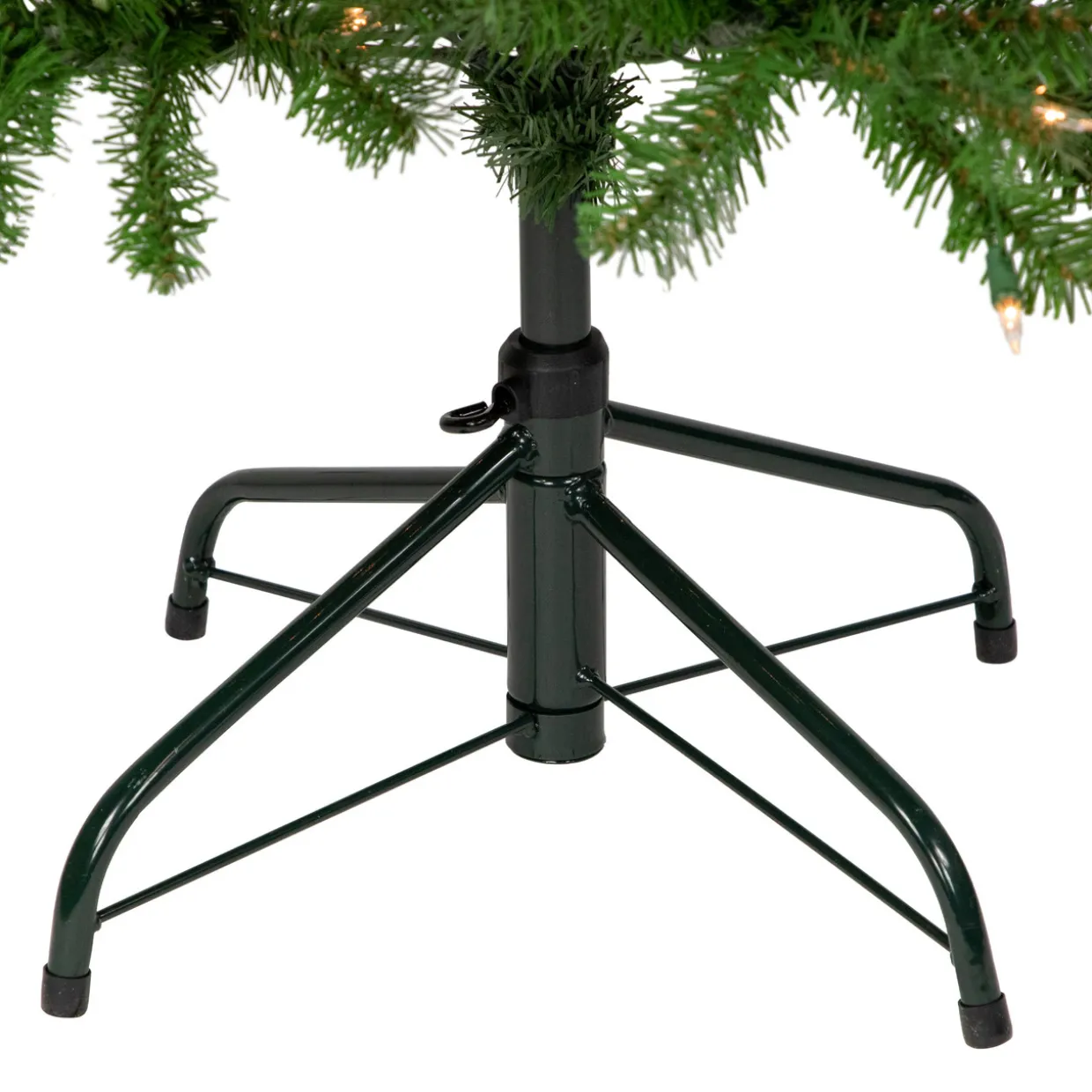 7.5' Pre-Lit Pencil White River Fir Artificial Christmas Tree - Clear Lights