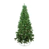 6' Pre-Lit Pine Artificial Wall Christmas Tree, Clear Lights