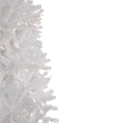 9' Pre-Lit Rapids White Pine Pencil Artificial Christmas Tree, Clear Lights