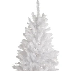 9' Pre-Lit Rapids White Pine Pencil Artificial Christmas Tree, Clear Lights
