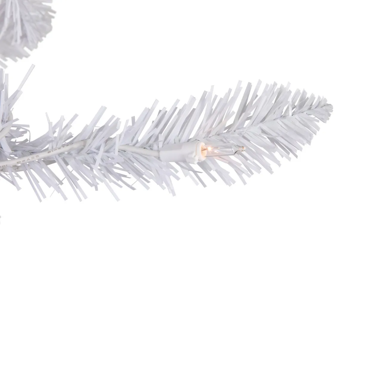 9' Pre-Lit Rapids White Pine Pencil Artificial Christmas Tree, Clear Lights