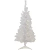 4' Pre-lit Rockport White Pine Artificial Christmas Tree, Clear Lights
