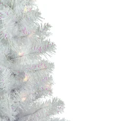 3' Pre-lit Rockport White Pine Artificial Christmas Tree, Clear Lights