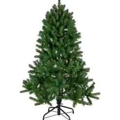 4' Pre-Lit Sierra Noble Fir Artificial Christmas Tree, Clear Lights