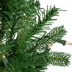4' Pre-Lit Sierra Noble Fir Artificial Christmas Tree, Clear Lights