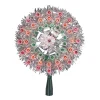 8" Pre-Lit Silver Starburst Christmas Tree Topper - Multicolor Lights
