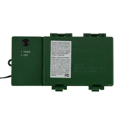 3' Pre-Lit Snowy Bristle Pine Artificial Christmas Swag, Warm White LED Lights