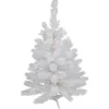 3' Pre-Lit White Alaskan Pine Artificial Christmas Tree, Warm White LED Lights