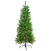 4.5' Pre-Lit White River Fir Artificial Pencil Christmas Tree - Clear Lights