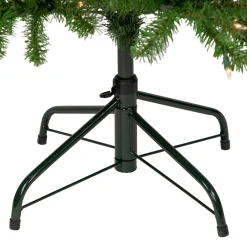 6.5' Pre-Lit White River Fir Pencil Artificial Christmas Tree, Clear Lights