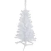 3' Pre-Lit Woodbury White Pine Slim Artificial Christmas Tree, Clear Lights