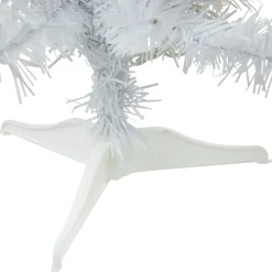 2' Pre-Lit Woodbury White Pine Slim Artificial Christmas Tree, Clear Lights