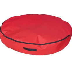 48" Premium Red Christmas Wreath Storage Bag