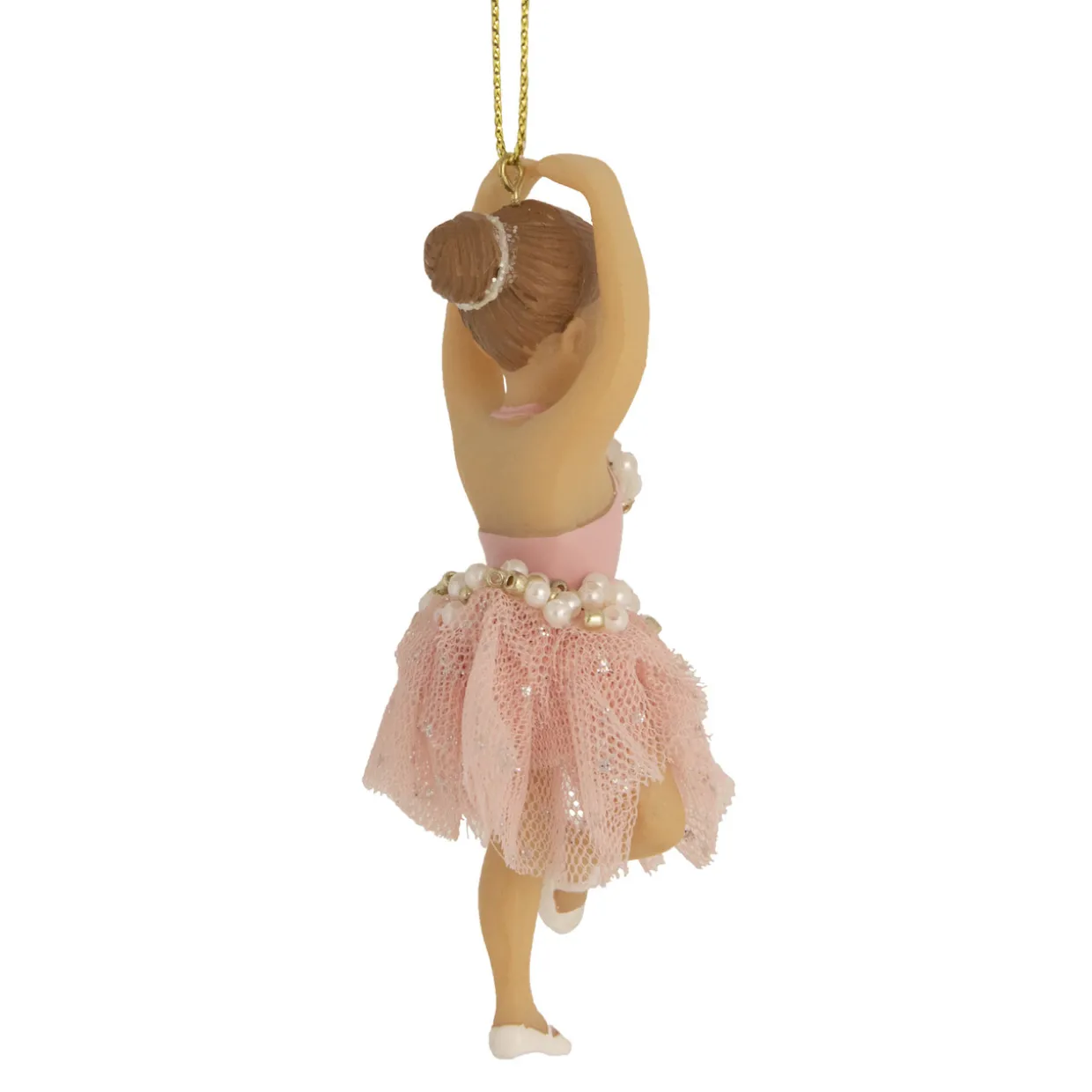 4.25" Pretty in Pink Ballerina Girl Christmas Ornament